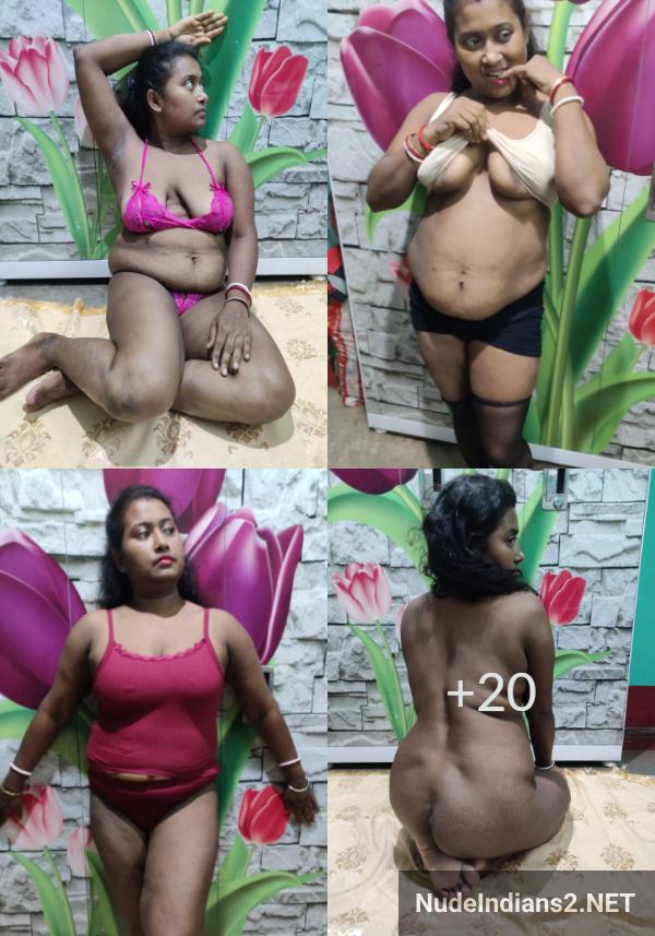 Captivating Kolkata Bengali Boudi Simraan Poses Seductively in Stylish Attire