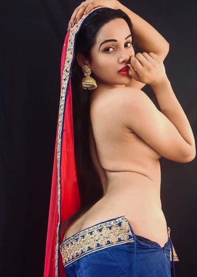 Captivating Pictures of a Plump Butt in Saree