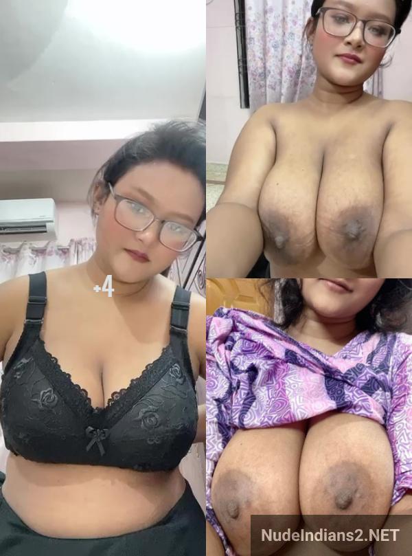Captivating view of Bengali lady Megha Das's extended floppy breasts