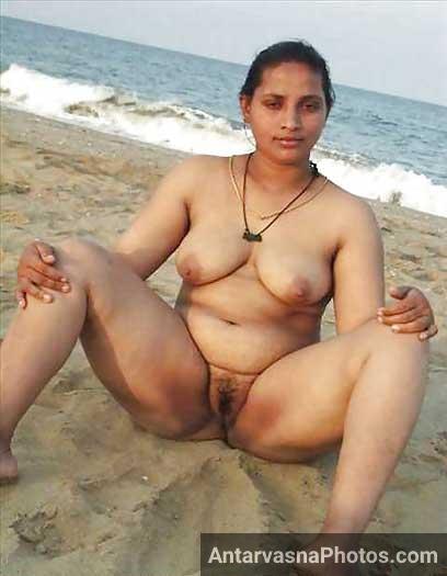 Capturing Images of a Naked Indian Aunt at the Beach