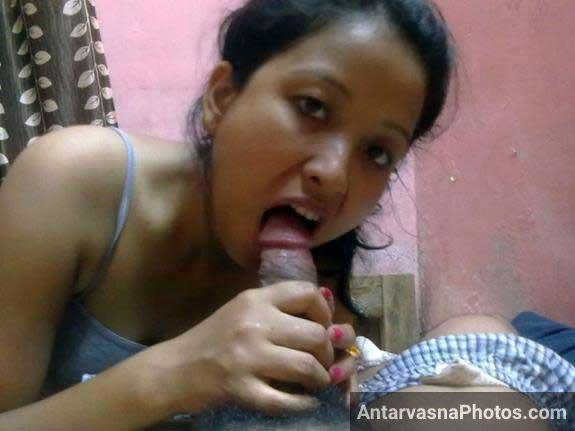 Chacha's Daughter Gives a Desi Blowjob