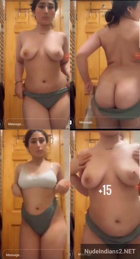 Delhi Sexy Girlfriend Bushra Ansari Exposes in Bra and Panty for Former Boyfriend