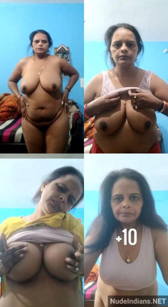 Discontent Sheetal Aunty Displays Large Bosoms to Neighbor