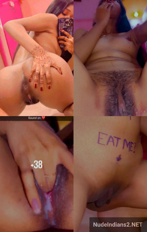 Explicit Photos: Delhi College Teen Tania Mehra in Pink Pussy Fingering Shots