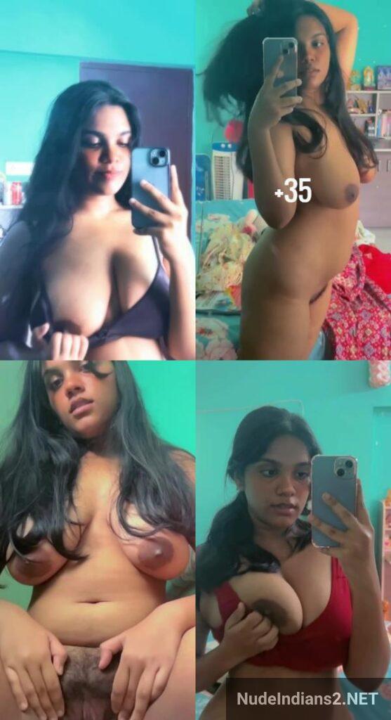 Images of Pune college girl Siddhi Raut's iPhone boob selfies