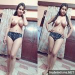 Indian women displaying their busty figures in lingerie selfies