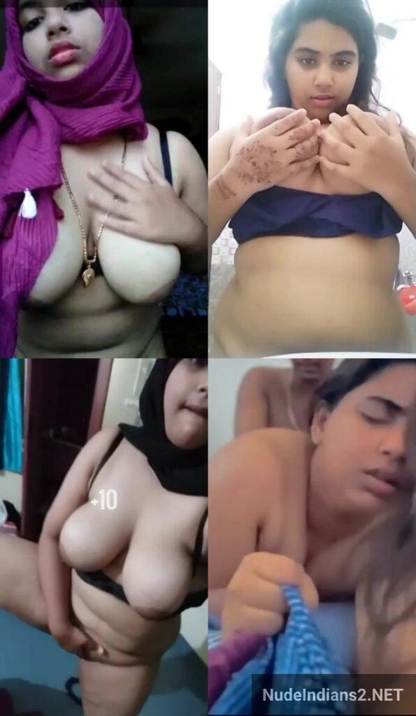 Muslim mallu GF Muskan Ahmed flaunts busty charm in hijab snapshots