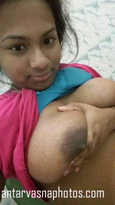 Nude Tamil adolescent showcasing busty images