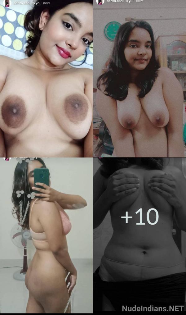 Pal's Bengali Girlfriend Adrita displays naked bosoms to set the mood