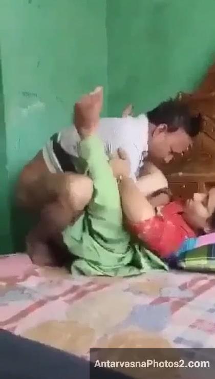 Passionate Encounter Between Young Muslim Woman and Older Man