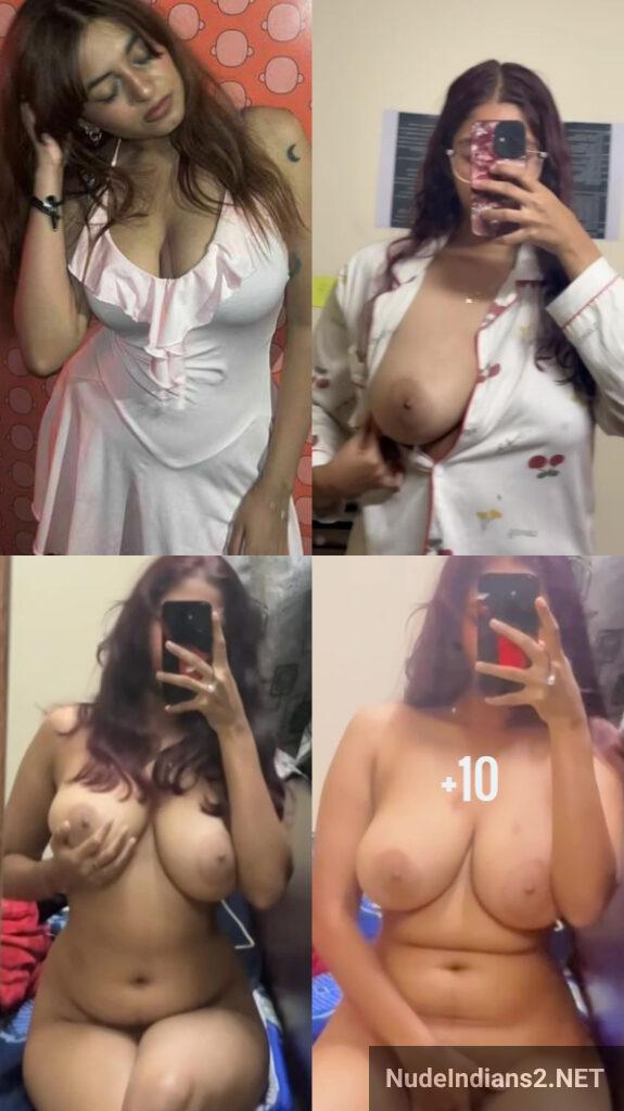 Popular Pune Marathi Girlfriend Vidhuja Shinde Busty Selfies