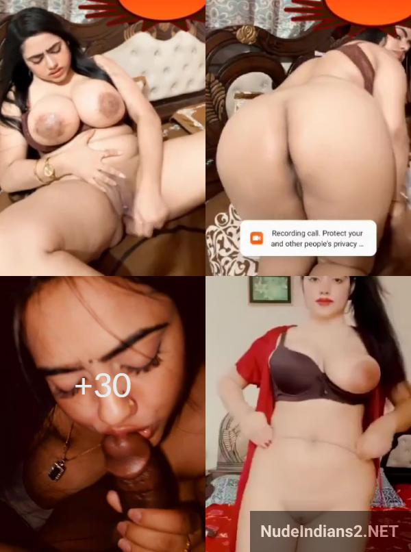 Provocative Islamic wife Anisha exposes large breasts in explicit photos