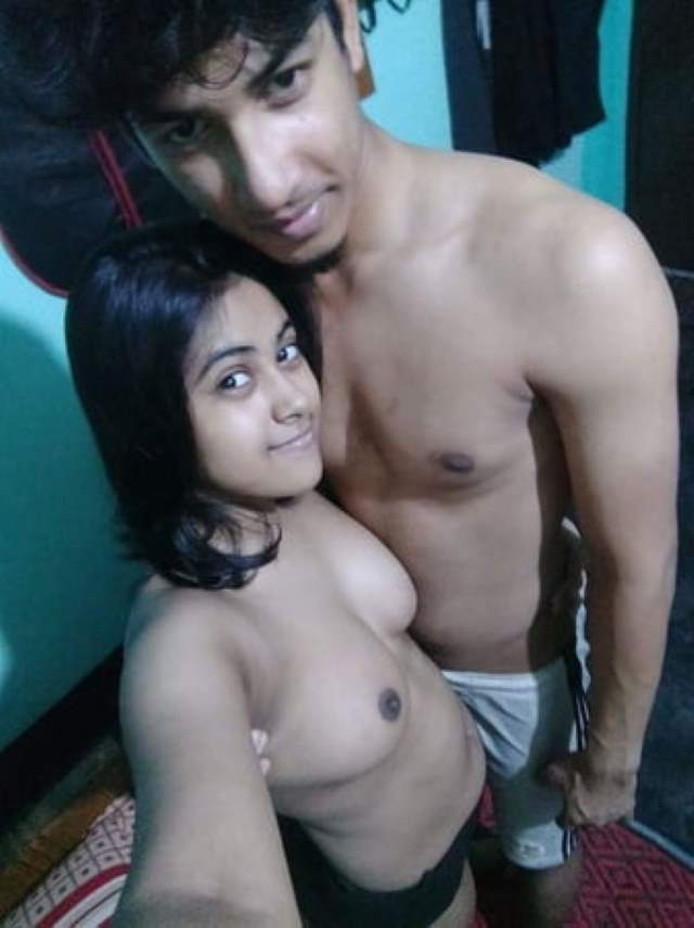 Romantic Indian Couple Capturing Moments Outdoors