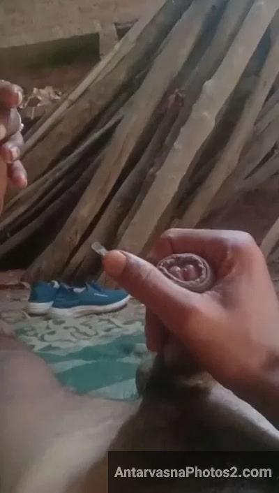 Rural desi mother's explicit oral photos