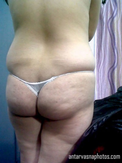Seductive Images of Indian Aunt's Rear and Chest
