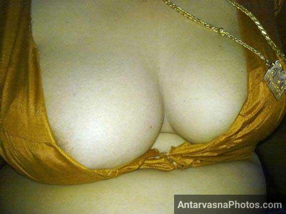 Seductive Images of Meenakshi Teacher's Large Breasts