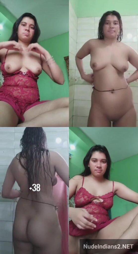 Sensual Bengali Teen Mimi Ghosh Reveals Her Slim Figure in Nude Photos