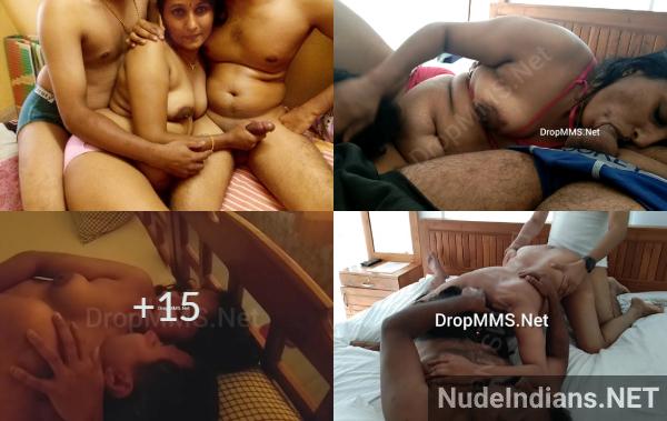 Sensual Telugu aunt in scandalous threesome with boyfriend