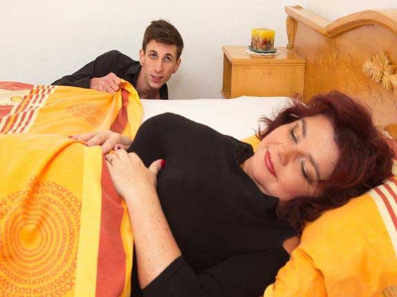 Son engages in intimate relationship with stepmother in captured images