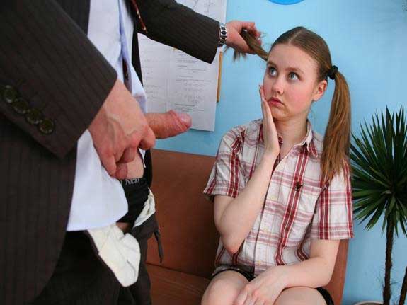 Youthful Student's Tight Opening Broken